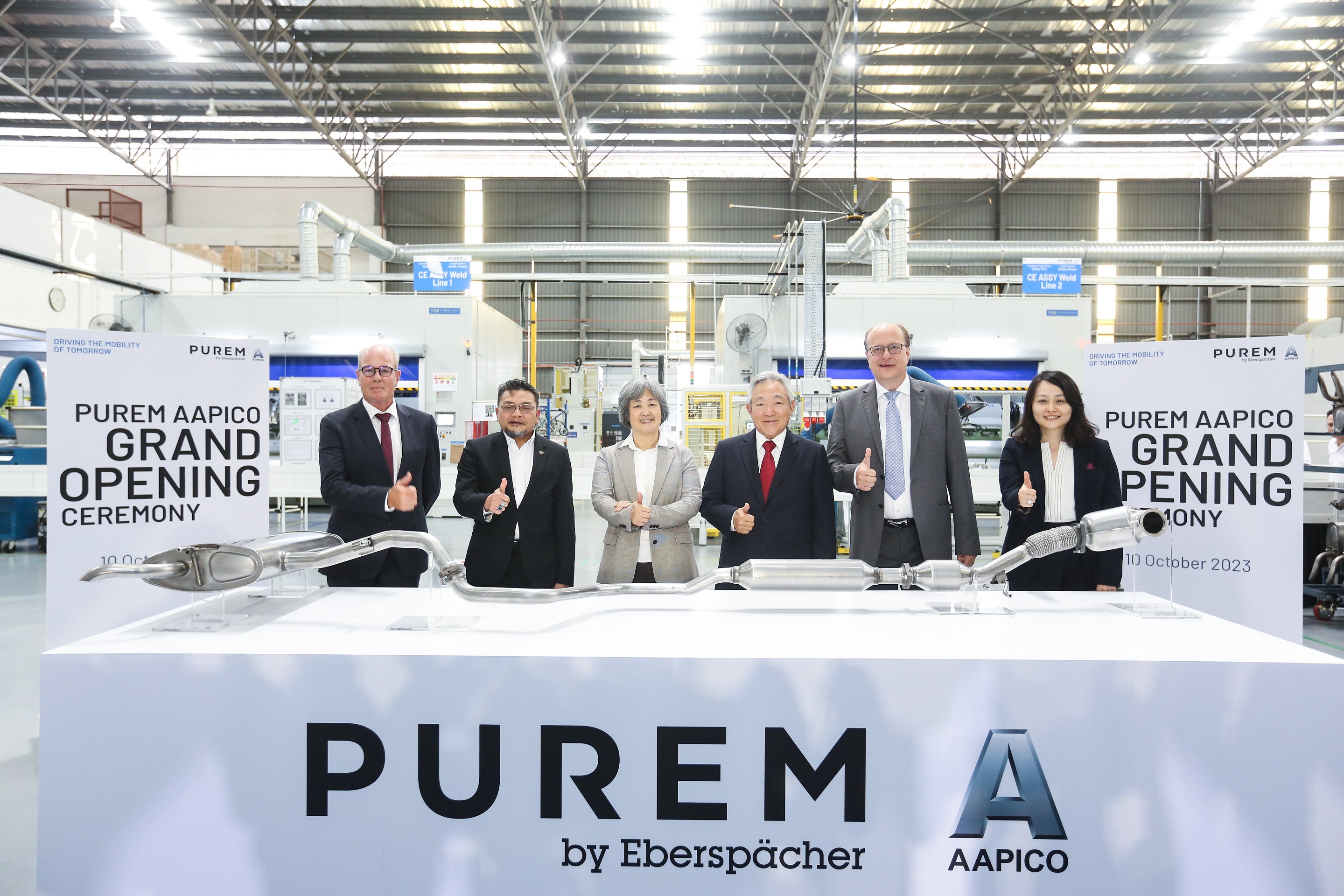 Joint-Venture-Unternehmen Purem Aapico eröffnet neues Werk in Malaysia